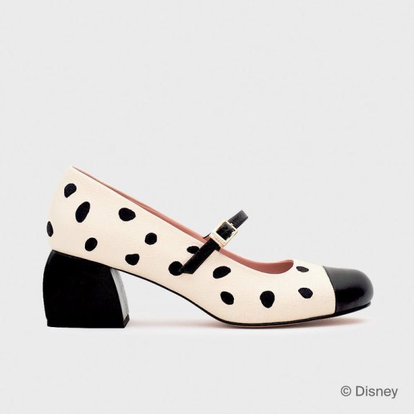 101 DALMATIANS MIDI HUESO NEGRO