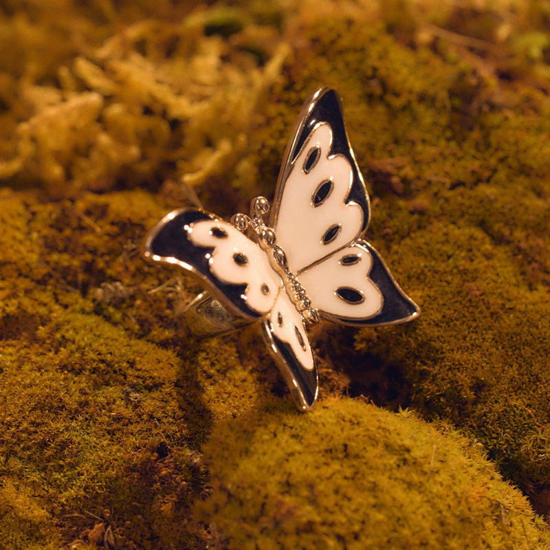 ANILLO BUTTERFLY NEGRO - Imagen 3