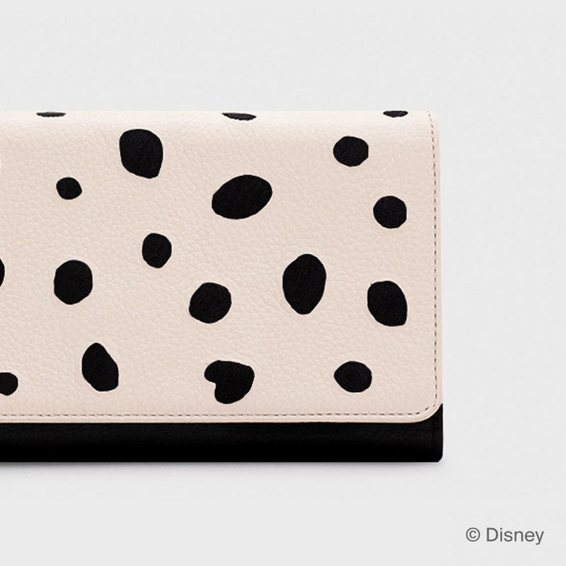 BILLETERA LARGA 101 DALMATIANS HUESO - Imagen 2