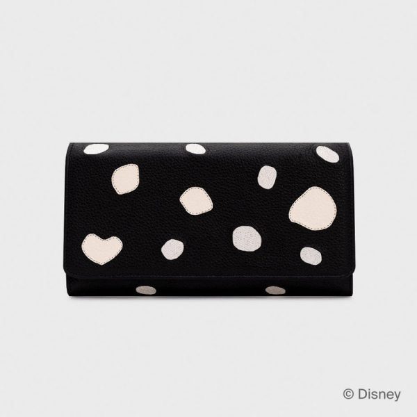 BILLETERA LARGA 101 DALMATIANS NEGRO