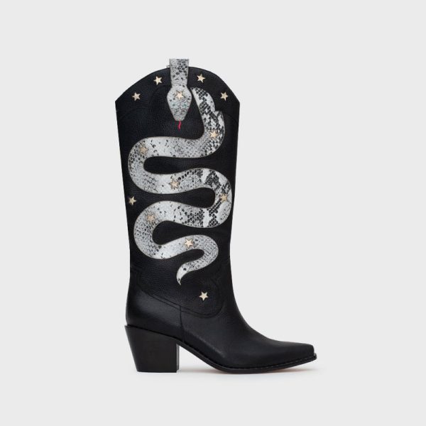 BOTA ANACONDA NEGRO