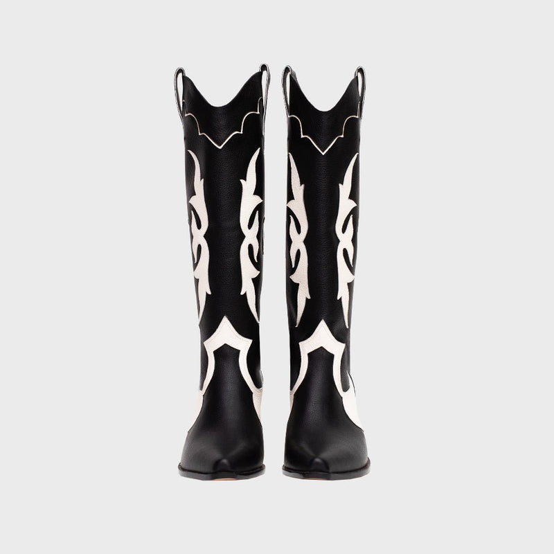 BOTA LUCKY HEARTS HUESO NEGRO - Imagen 4