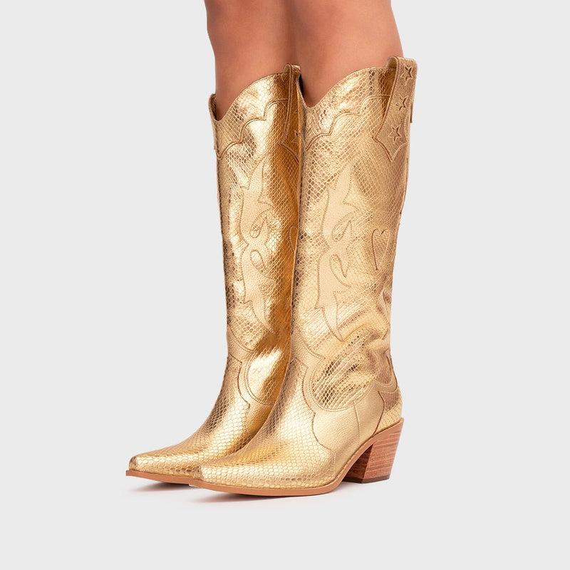 BOTA LUCKY HEARTS ORO - Imagen 2