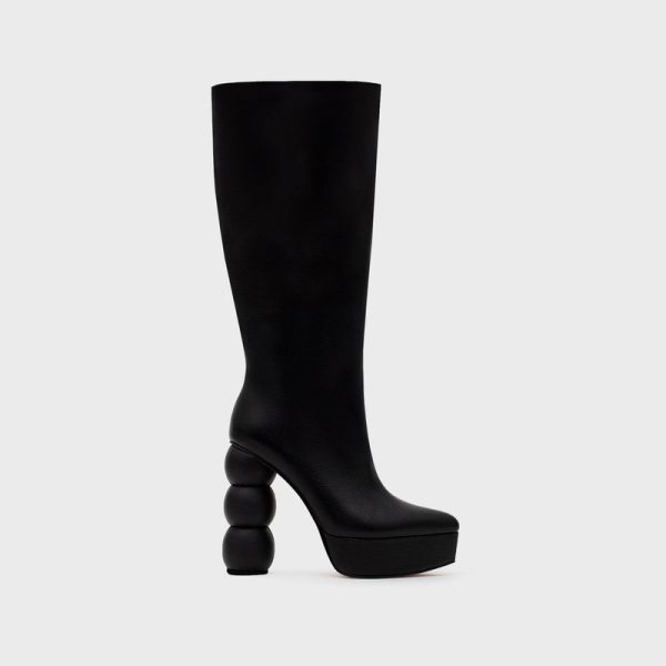 BOTA PLATAFORMA MALIA NEGRO