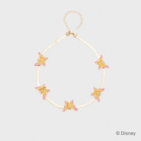COLLAR BUTTERFLIES MAXI AMARILLO