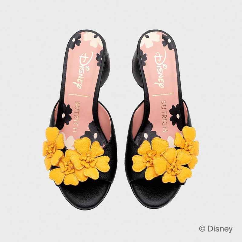 FLOWER PUMP NEGRO AMARILLO - Imagen 2