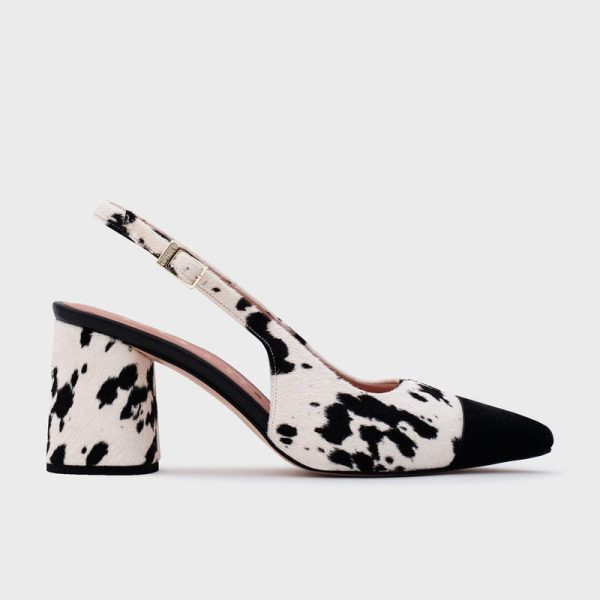 KORINA PUMP HUESO NEGRO