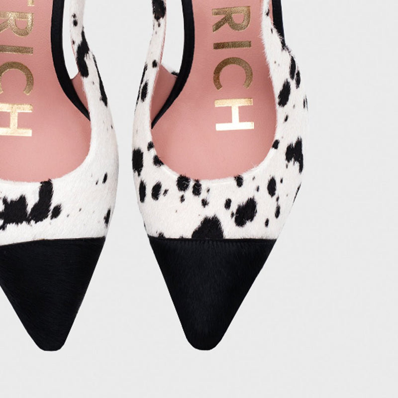 KORINA PUMP HUESO NEGRO - Imagen 5