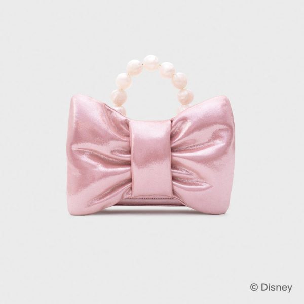 MARIE BOW BAG ROSA GLITTER