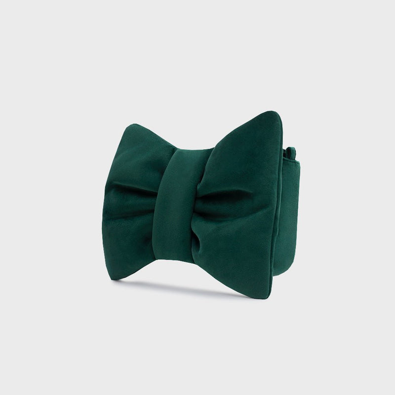 MINI BOW BAG VERDE OSCURO - Imagen 3