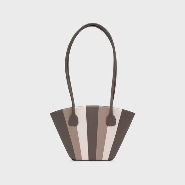 NABILA TRAPEZE BAG GRIS
