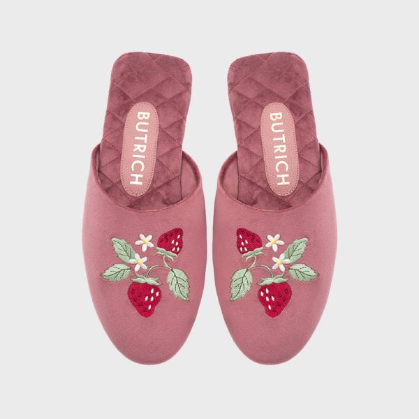 SUNDAE STRAWBERRY SLIPPER ROSA OSCURO